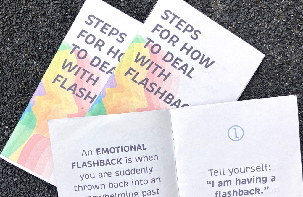 flashbacks one page zine